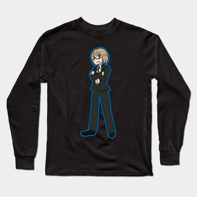 The Esteemed Shirt of Byakuya Togami Long Sleeve T-Shirt by Bexy164